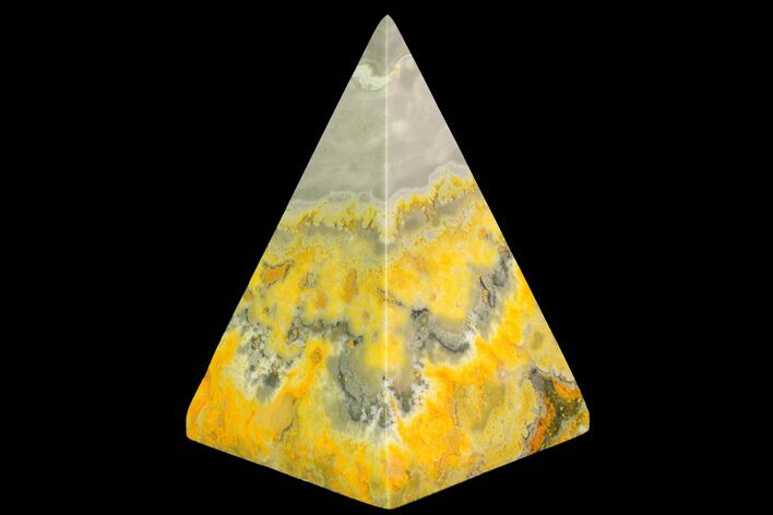 Polished Bumblebee Jasper Pyramid - Indonesia #114995